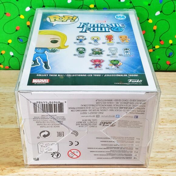 Funko PoP Marvel Fantastic Four Invisible Girl #558 Vinyl Figure + Protector New - Picture 10 of 10